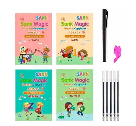 Set Cuaderno Mágico Caligrafía Montessori